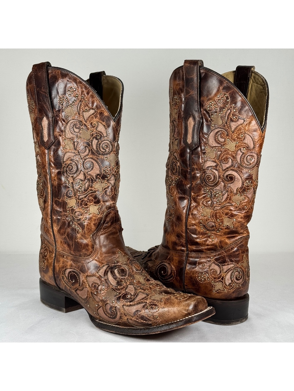 Corral Square Toe Cowboy Boots A3326 - 12